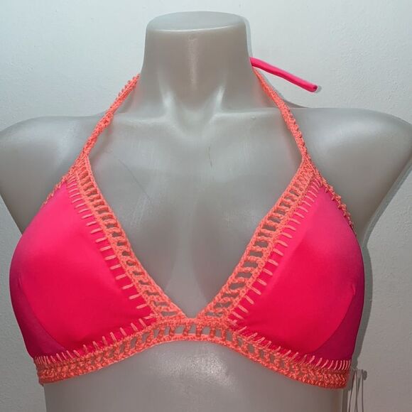 🔥🏖VICTORIA SECRET  swimsuit ‎ top medium push-up bottom- large New #3 - Picture 2 of 8